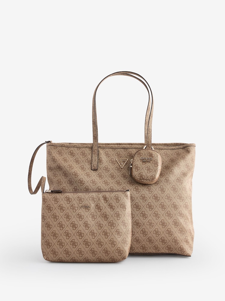 Guess 4G Monogram Logo Power Play II Large Tote Bag - Image 1 of 5 Guess 4G Monogram Logo Power Play II Large Tote Bag - Image 1 of 5