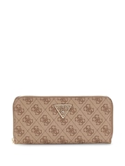 Guess Large Laurel 4G Monogram Logo Zip Around Purse - Image 1 of 3