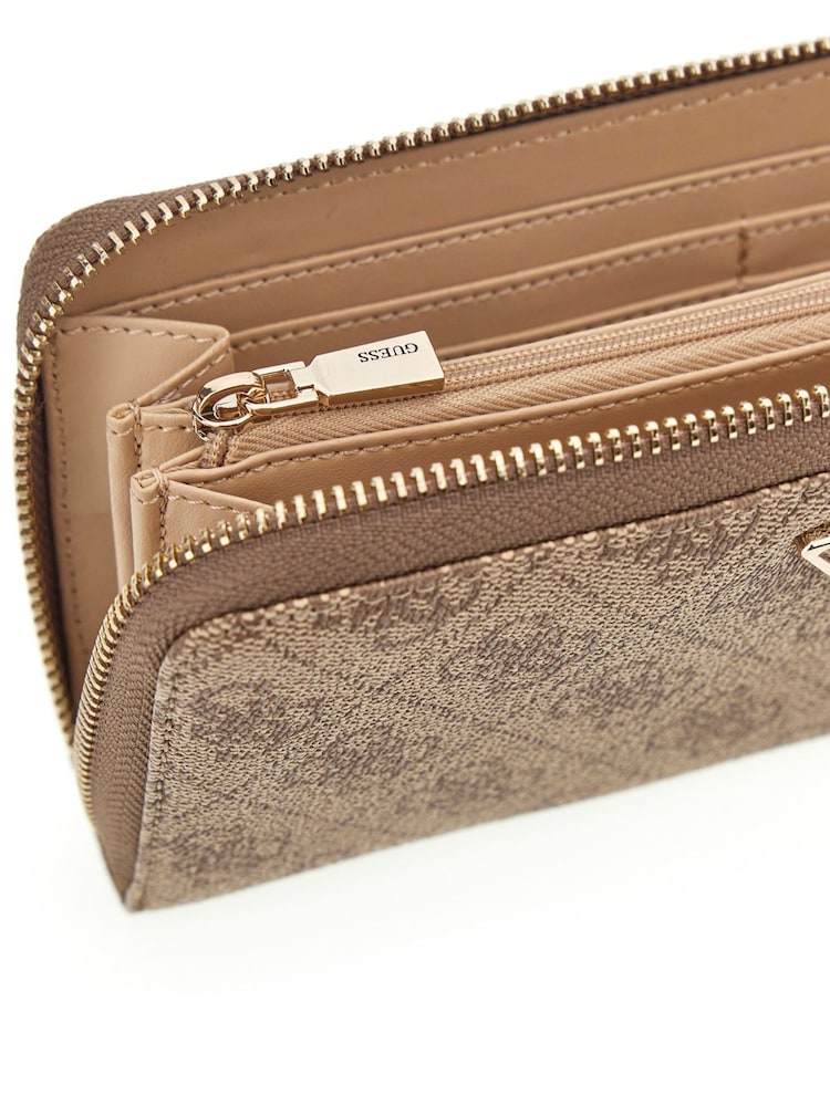 Guess Large Laurel 4G Monogram Logo Zip Around Purse - Image 3 of 3