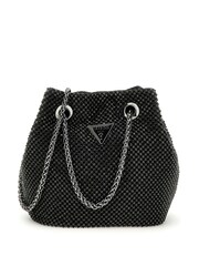 Guess Zalina Rhinestone Embellished Pouch Bucket Bag - Image 1 of 4