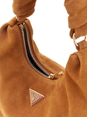 Guess Isotta Hobo Shoulder Brown Bag - Image 3 of 4