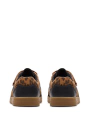 Clarks Leopard Older Girls Disco Vibe Trainers - Image 4 of 6