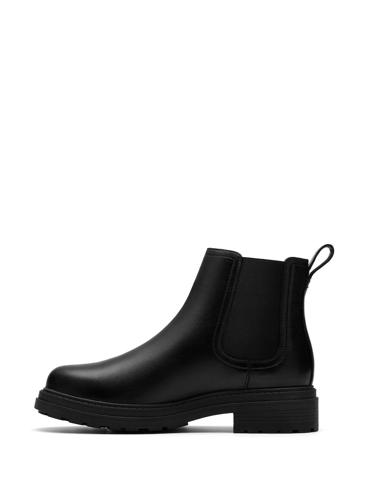 Clarks Black Leather Standard Fit (D) Orinoco3 Lane Leather Ankle Boots - Image 2 of 6 Clarks Black Leather Standard Fit (D) Orinoco3 Lane Leather Ankle Boots - Image 2 of 6