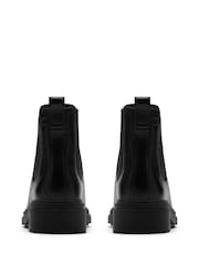 Clarks Black Leather Standard Fit (D) Orinoco3 Lane Leather Ankle Boots - Image 4 of 6