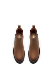 Clarks Brown Standard Fit (D) Orinoco3 Lane Leather Ankle Boots - Image 5 of 6