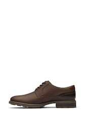 Clarks Tan Brown Emmet Plain Shoes - Image 2 of 6