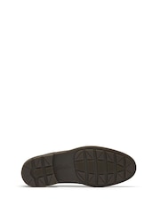 Clarks Tan Brown Emmet Plain Shoes - Image 4 of 6