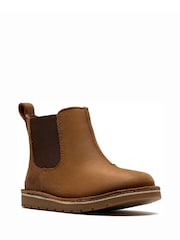 Clarks Brown Toddler Joyful Sky Boots - Image 7 of 10