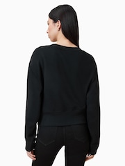 AllSaints Black Slitha Separo Sweatshirt - Image 4 of 7