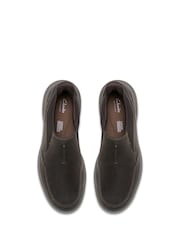 Mullan Step Slip On Shoes Clarks Dark Brown Standard Fit (G) - Image 4 of 6