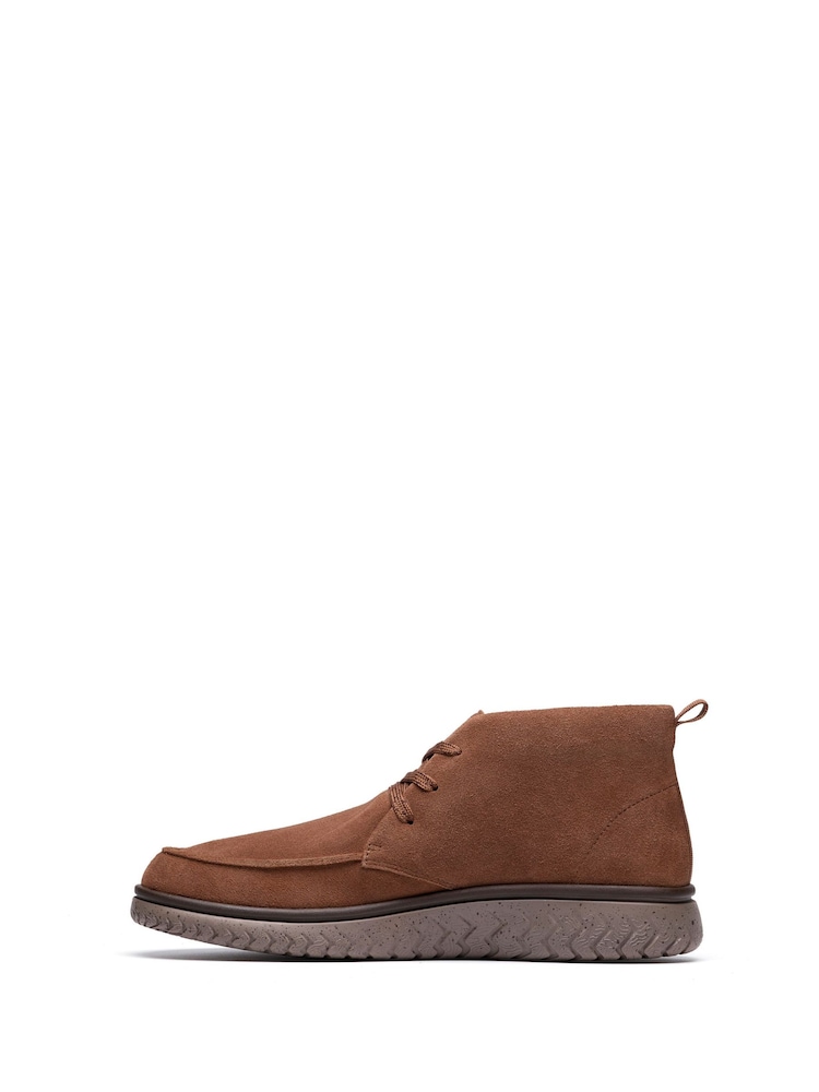 Clarks Red Relax Lite Moc Ankle Boots - Image 2 of 6