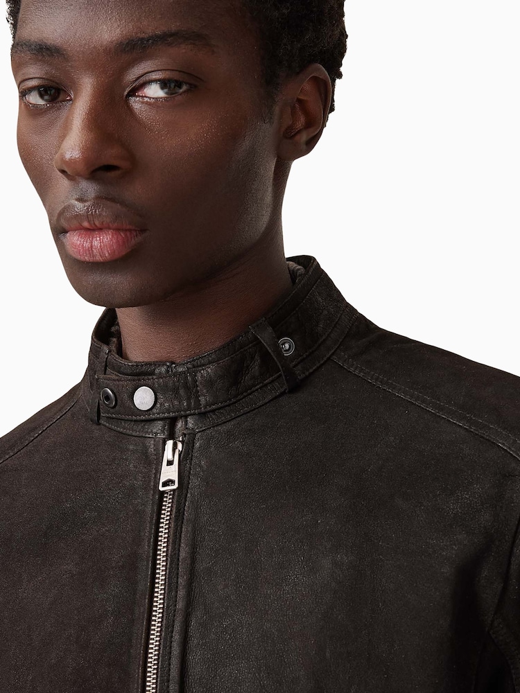 AllSaints Grey Cora Jacket - Image 2 of 10