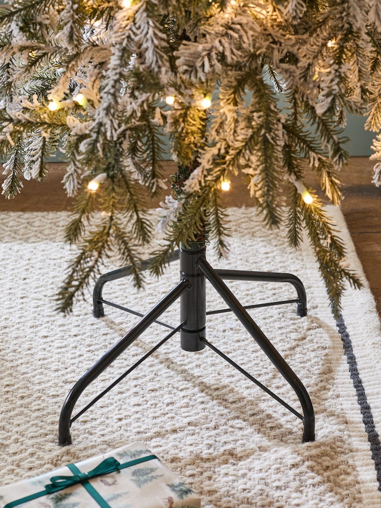 Buy White 6ft Slim Snowy Downswept Pre Lit Christmas Tree from the