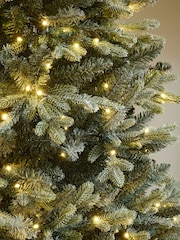 Collection Luxe Snowy Grand Fir Pre Lit 7ft Voice Activated Christmas Tree - Image 4 of 6