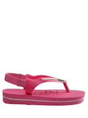 Havaianas Baby Pink Brasil Logo Flip Flops - Image 2 of 8