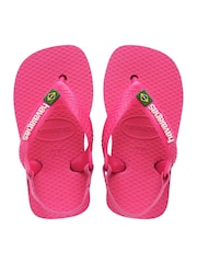 Havaianas Baby Pink Brasil Logo Flip Flops - Image 5 of 8