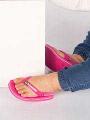 Havaianas Baby Pink Brasil Logo Flip Flops - Image 7 of 8