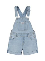 Levi's® Blue 100% Cotton Classic Denim Logo Shorts Dungaree - Image 1 of 4
