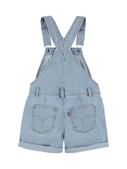 Levi's® Blue 100% Cotton Classic Denim Logo Shorts Dungaree - Image 2 of 4