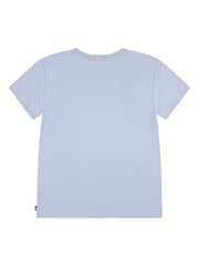 Levi's Blue Floral Print Graphic Logo T-Shirt - Image 2 of 4