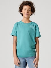 Levi's® Blue Sun Burst Logo Back Graphic Short Sleeve T-Shirt - Image 1 of 7