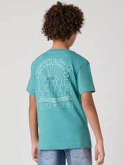 Levi's® Blue Sun Burst Logo Back Graphic Short Sleeve T-Shirt - Image 2 of 7