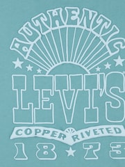 Levi's® Blue Sun Burst Logo Back Graphic Short Sleeve T-Shirt - Image 5 of 7