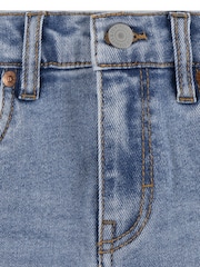 Levi's® Blue Logo Mini Girlfriend Denim Shorts - Image 13 of 13