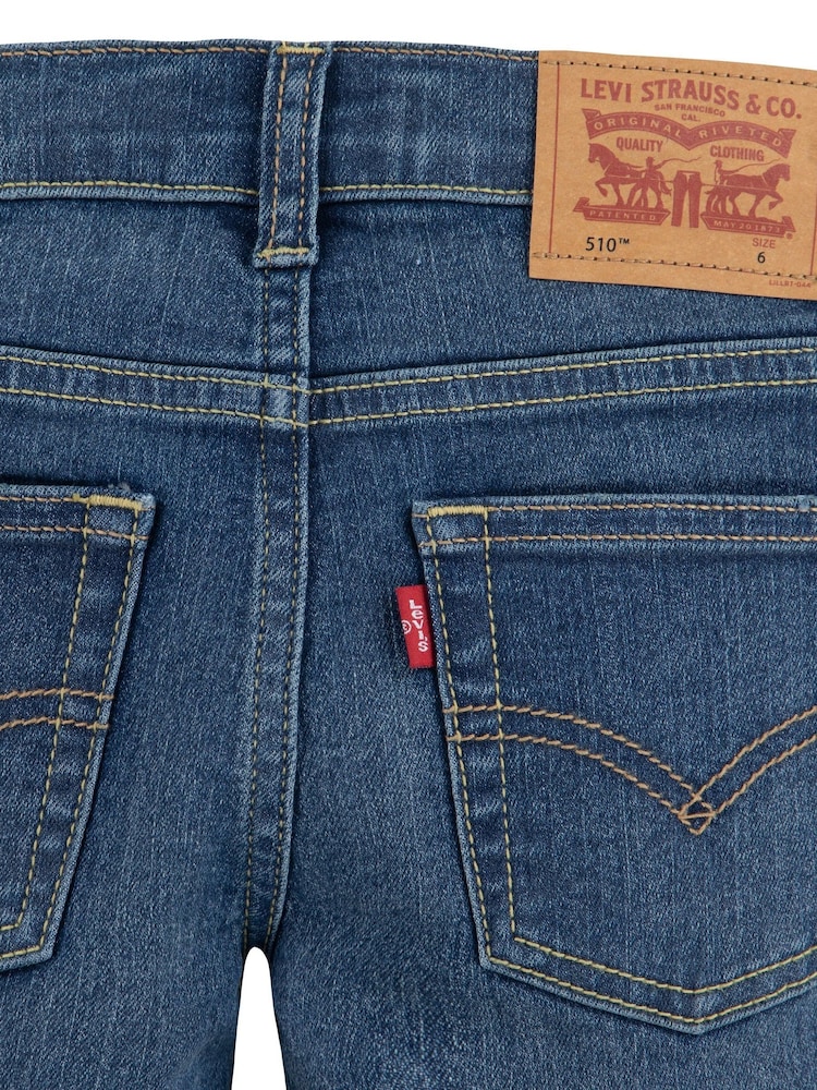 Levi's® Blue 510™ Skinny Fit Jeans - Image 3 of 5