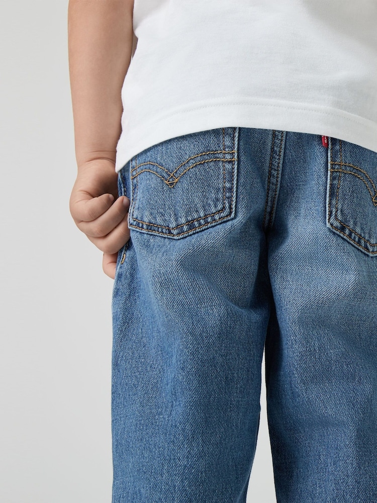 Levi's® Blue Stay Baggy Tapered Denim 100% Cotton Jeans - Image 2 of 6