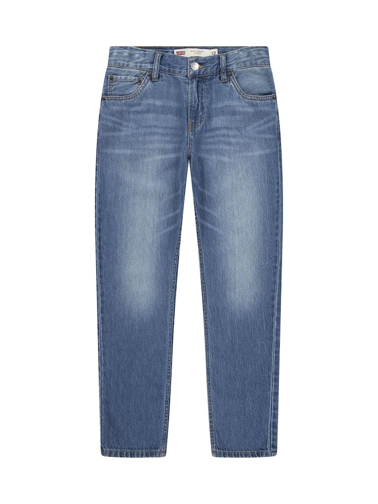 Levi's® Blue Stay Baggy Tapered Denim 100% Cotton Jeans - Image 3 of 6
