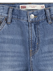 Levi's® Blue Stay Baggy Tapered Denim 100% Cotton Jeans - Image 5 of 6