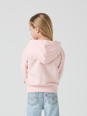 Levi's® Pink Floral Graphic Logo Pullover Hoodie - Image 3 of 11