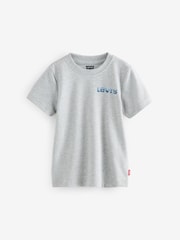 Levi's Grey Sports Back Graphic Logo Short Sleeve T-Shirt - Image 1 of 2