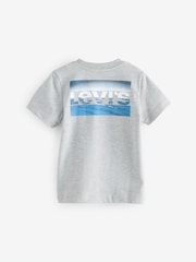Levi's Grey Sports Back Graphic Logo Short Sleeve T-Shirt - Image 2 of 2