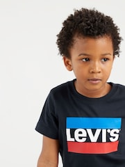 Levi's® Black Sportswear Logo Short Sleeve T-Shirt - Image 4 of 10
