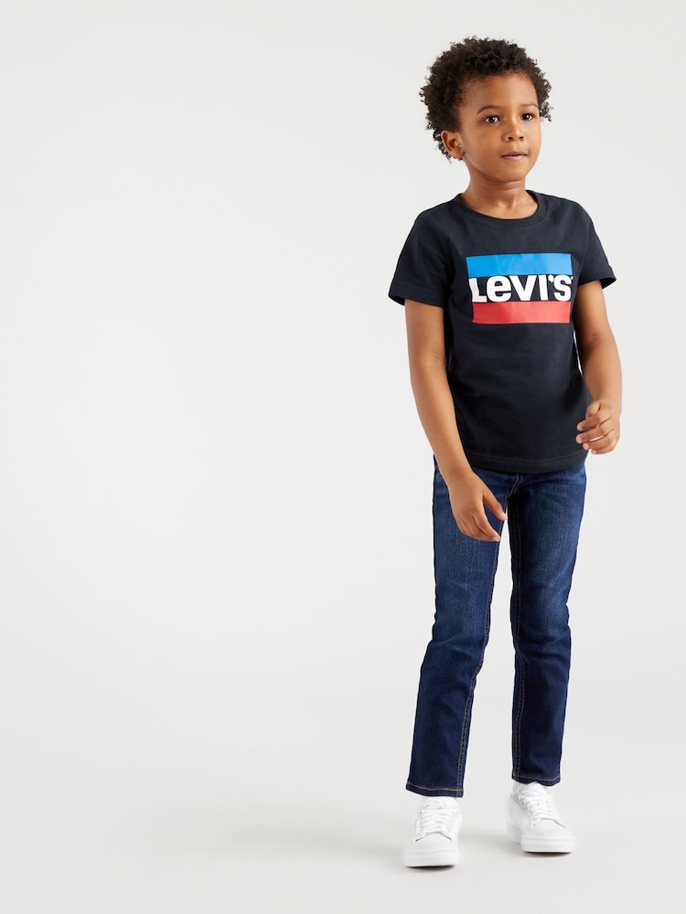 Levi's® Black Sportswear Logo Short Sleeve T-Shirt - Image 6 of 10