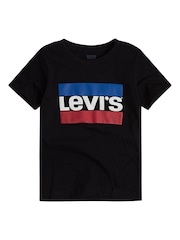 Levi's® Black Sportswear Logo Short Sleeve T-Shirt - Image 7 of 10