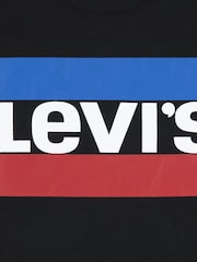 Levi's® Black Sportswear Logo Short Sleeve T-Shirt - Image 9 of 10
