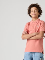 Levi's® Orange Batwing Logo 100% Cotton Polo Shirt - Image 1 of 10