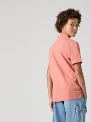 Levi's® Orange Batwing Logo 100% Cotton Polo Shirt - Image 3 of 10
