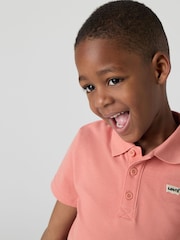 Levi's® Orange Batwing Logo 100% Cotton Polo Shirt - Image 5 of 10