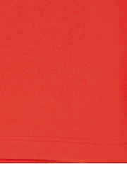 Levi's® Red Cropped Meet & Greet Roll Cuff Logo T-Shirt - Image 3 of 4
