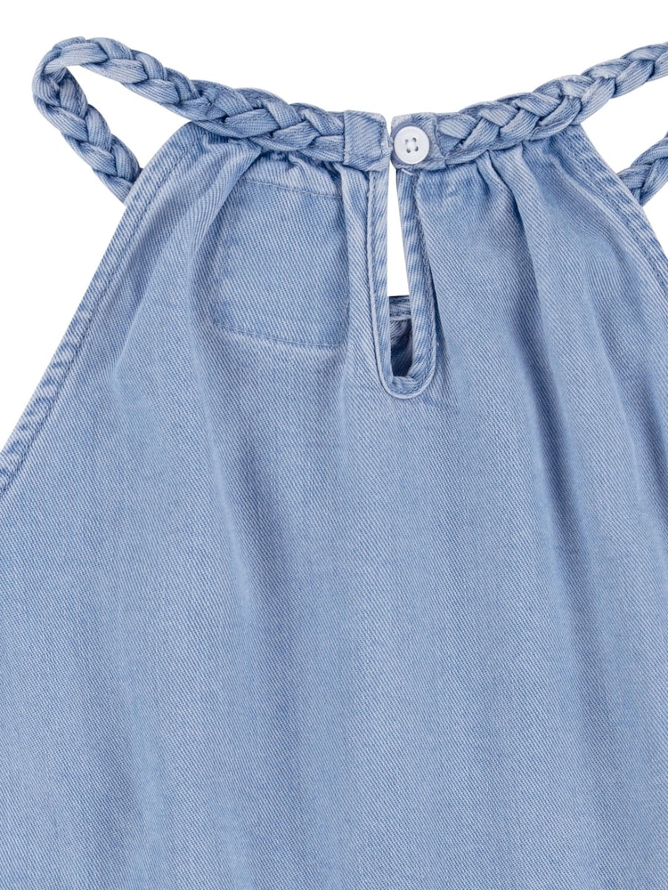 Levi's® Tiered Halter Neck Chambray Dress - Imagen 12 de 12