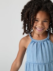 Levi's® Tiered Halter Neck Chambray Dress - Imagen 2 de 12
