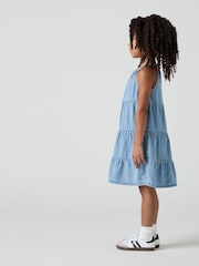 Levi's® Tiered Halter Neck Chambray Dress - Imagen 3 de 12