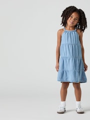 Levi's® Tiered Halter Neck Chambray Dress - Imagen 5 de 12