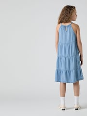 Levi's® Tiered Halter Neck Chambray Dress - Imagen 7 de 12