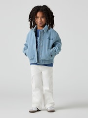 Levi's® White Baggy Wide Leg Cargo Jeans - Image 7 of 13