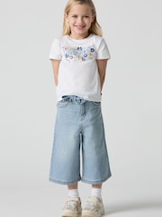 Levi's Blue Culotte Wide Leg Denim Jeans - Image 1 of 11